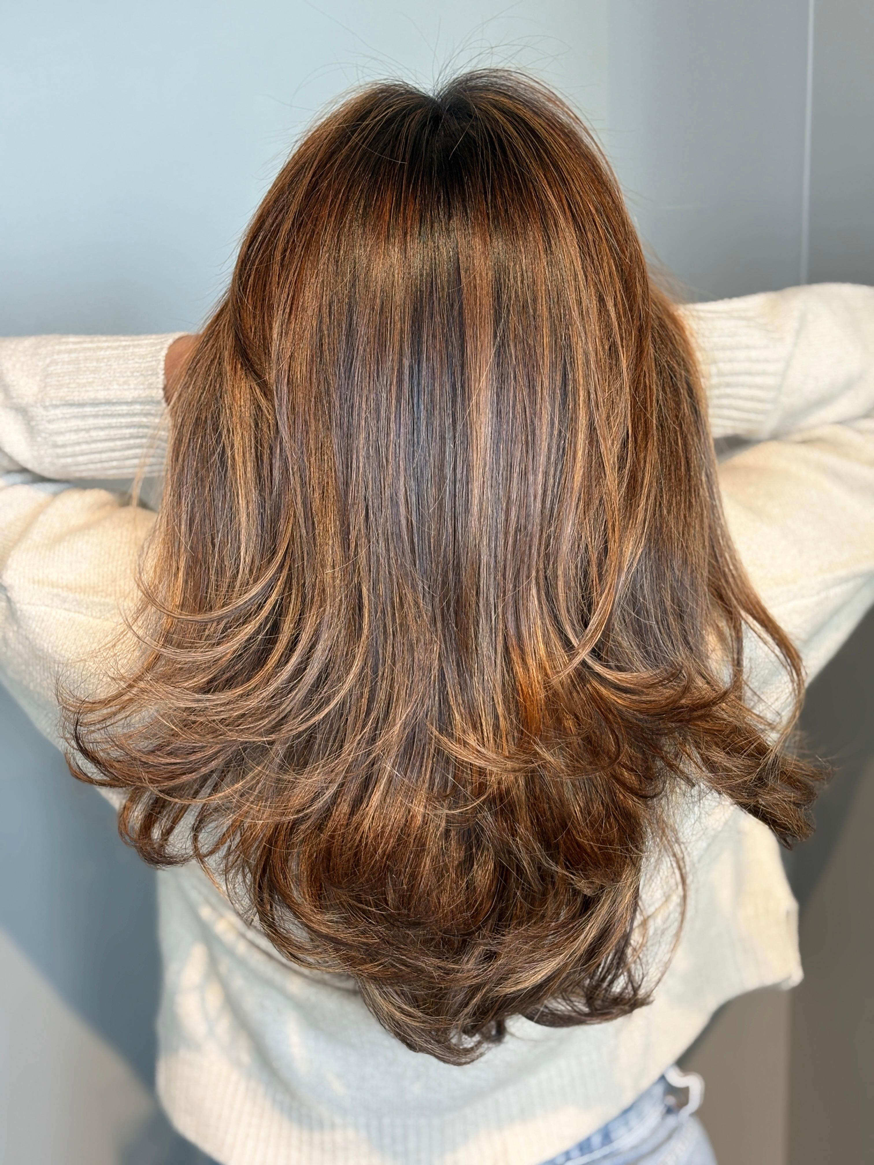 Medium Brown Balayage